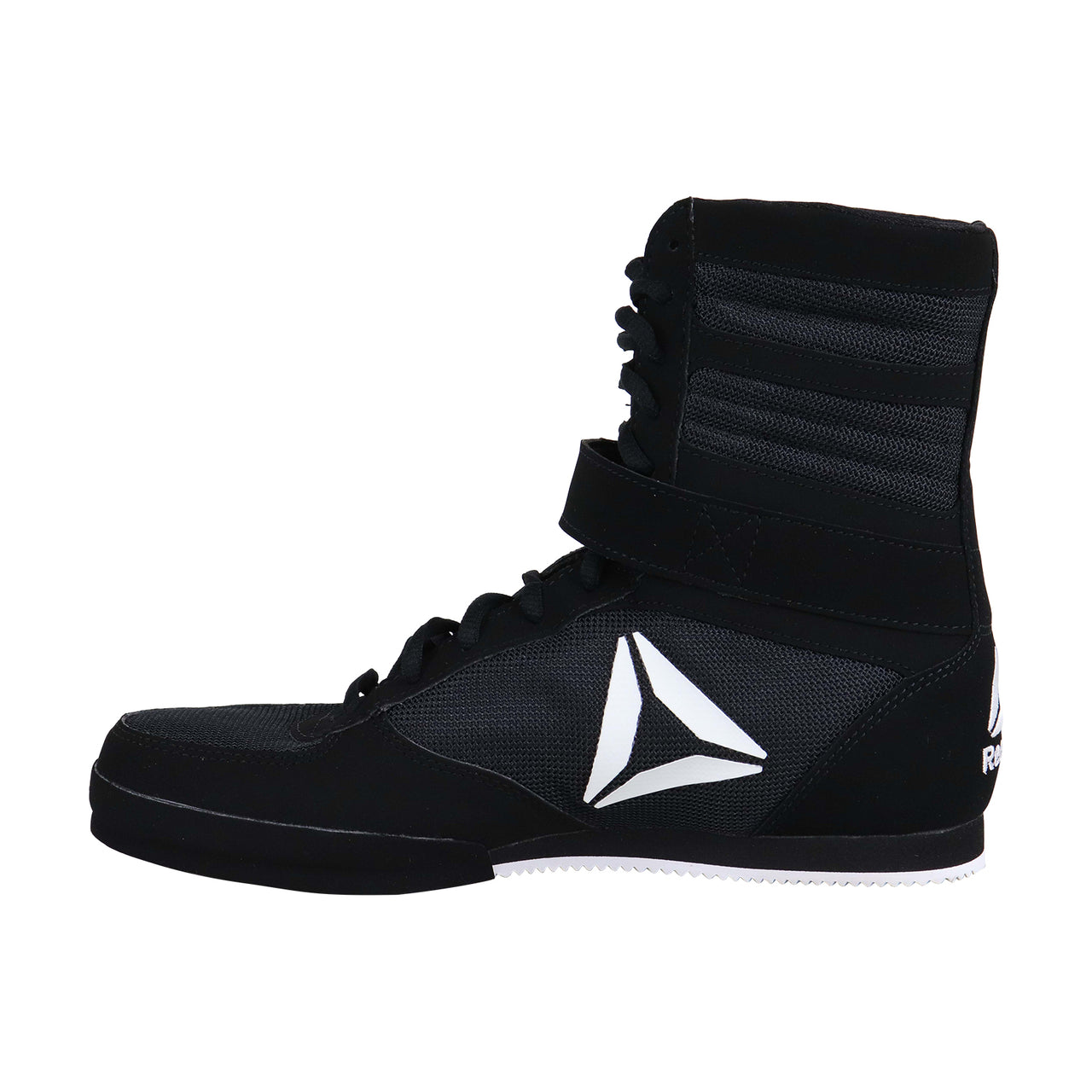 Reebok Boxing Boot CN4738 Mens Black Nubuck Leather Athletic Wrestling