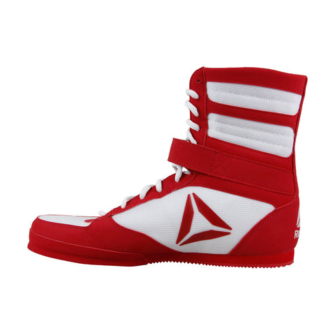 Reebok Boxing Boot- Buck CN4739 Mens Red Canvas Athletic Wrestling Shoes