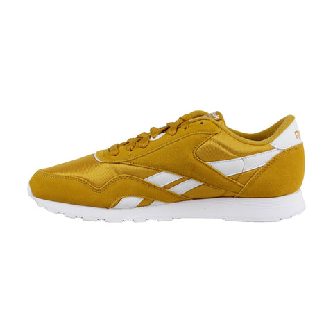 Reebok Classics Nylon M CN4991 Mens Yellow Lace Up Athletic Gym Running Shoes