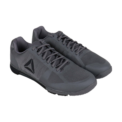Reebok Speed Tr Mens Gray Nylon Low Top Lace Up Sneakers Shoes