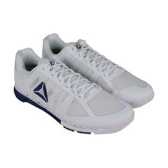 Reebok Speed Tr Mens White Mesh Low Top Lace Up Sneakers Shoes