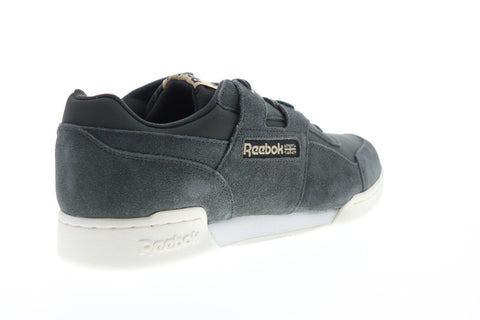 Reebok Workout Plus MU CN5482 Mens Green Suede Low Top Lifestyle Sneakers Shoes