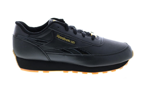 Reebok Classic Renaissance Mens Black Extra Wide 4E Lifestyle Sneakers Shoes
