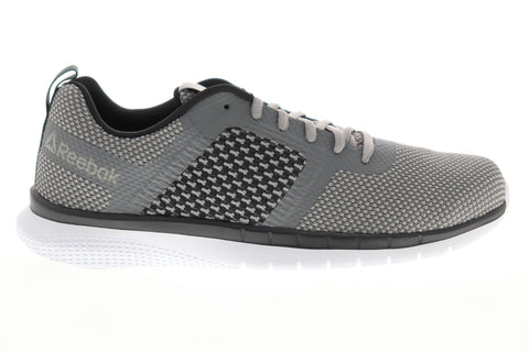 Reebok PT Prime Runner FC CN5675 Mens Gray Canvas Low Top Athletic Running Shoes