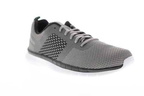 Reebok PT Prime Runner FC CN5675 Mens Gray Canvas Low Top Athletic Running Shoes