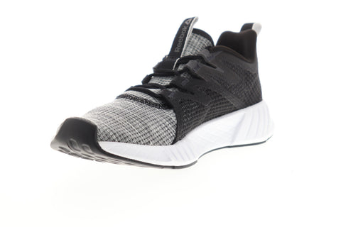 Reebok Fusium Run 2.0 CN6390 Womens Black Canvas Low Top Athletic Running Shoes