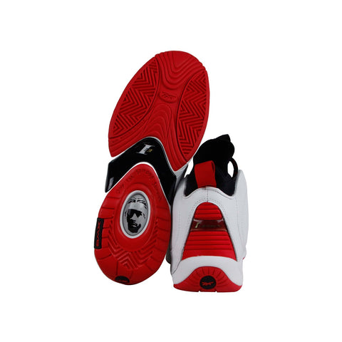 Reebok Iverson Answer Iv.V Mens White Mid Top Athletic Gym Basketball Shoes