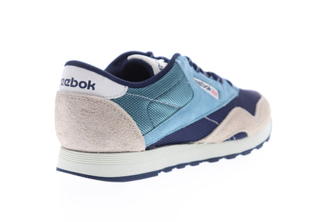 Reebok Classic Nylon MU CN7196 Mens Blue Low Top Lifestyle Sneakers Shoes