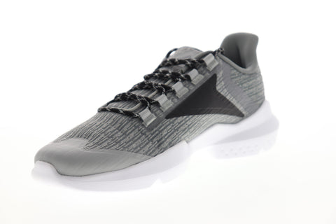 Reebok Split Fuel CN7364 Mens Gray Canvas Lifestyle Sneakers Shoes
