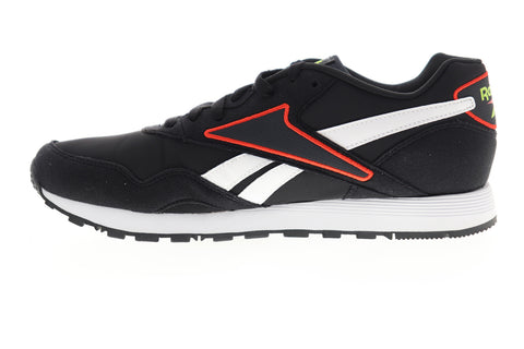 Reebok Rapide MU CN7521 Mens Black Suede Low Top Lifestyle Sneakers Shoes