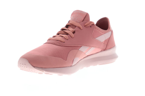 Reebok Classic Nylon SP CN7750 Womens Pink Suede Lifestyle Sneakers Shoes