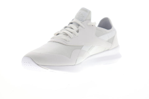Reebok Classic Nylon SP CN7751 Womens White Suede Lifestyle Sneakers Shoes