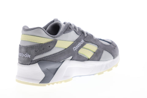 Reebok Aztrek CN7838 Mens Gray Suede Low Top Lace Up Lifestyle Sneakers Shoes