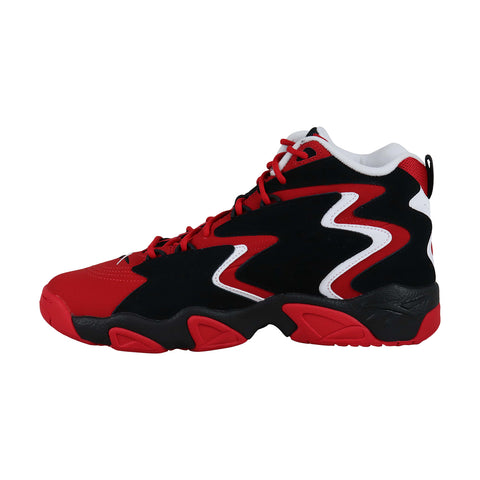 Reebok Mobius Og Mu Mens Red Synthetic & Nubuck Athletic Basketball Shoes