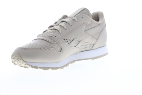 Reebok Classic Leather CN8543 Womens Gray Low Top Lifestyle Sneakers Shoes