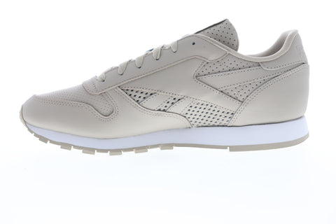 Reebok Classic Leather CN8543 Womens Gray Low Top Lifestyle Sneakers Shoes
