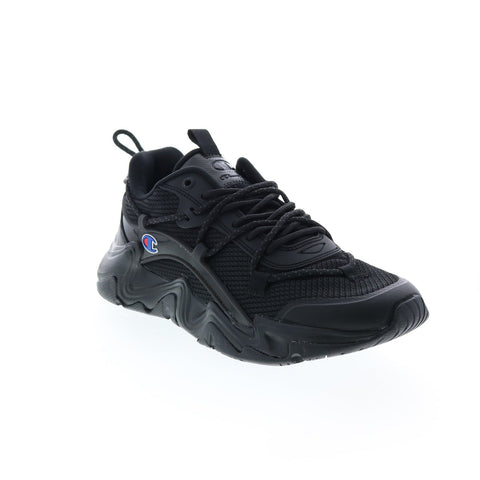 Champion Hyper C Pilot CP101406M Mens Black Canvas Lifestyle Sneakers Shoes