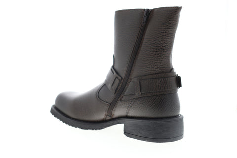 Robert Wayne TF PU Harness Boot CONNOR Mens Brown Leather Casual Dress Boots