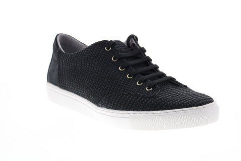 TCG Cooper Mens Black Canvas Low Top Lace Up Lifestyle Sneakers Shoes