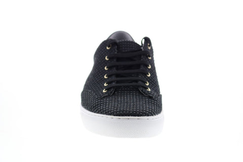 TCG Cooper Mens Black Canvas Low Top Lace Up Lifestyle Sneakers Shoes
