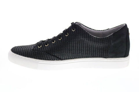 TCG Cooper Mens Black Canvas Low Top Lace Up Lifestyle Sneakers Shoes