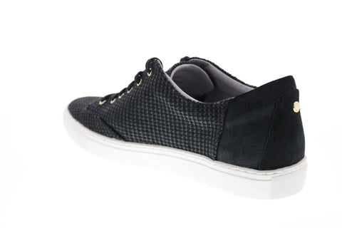 TCG Cooper Mens Black Canvas Low Top Lace Up Lifestyle Sneakers Shoes