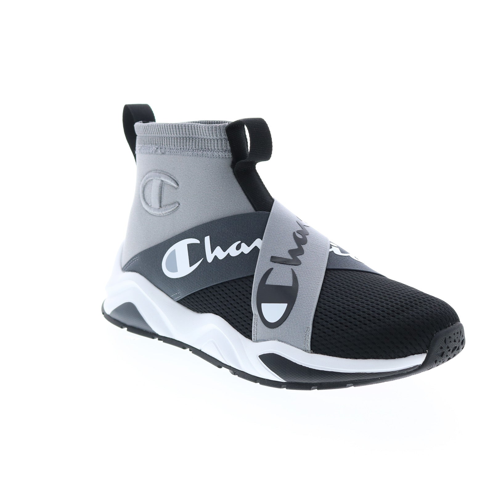 CHAMPIONS CP100165M BLACK/GRAY CANVAS RALLY CROSSOVER MENS SNEAKER SIZE US 10 Champion Rallycrossover CP100165M Mens Black Canvas  main image 4