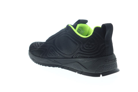 Champion Flex 19 CP100251M Mens Black Suede Low Top Lifestyle Sneakers Shoes