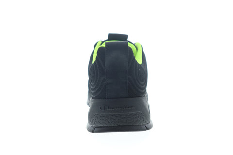 Champion Flex 19 CP100251M Mens Black Suede Low Top Lifestyle Sneakers Shoes