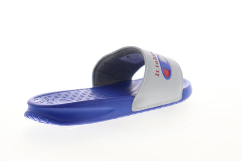 Champion Super Slide More CP100576M Mens Gray Slides Sandals Shoes