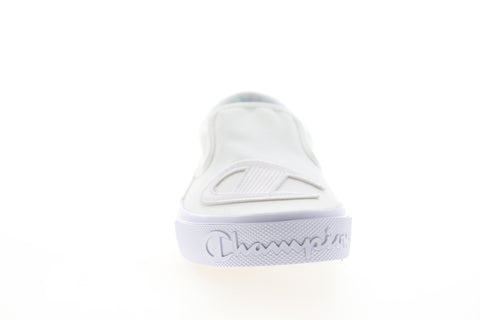 Champion Metro Slip On CP100624M Mens White Canvas Lifestyle Sneakers Shoes