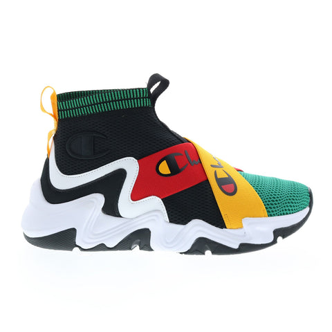 Champion Hyper C X CP100991M Mens Black Canvas Slip On Lifestyle Sneakers Shoes