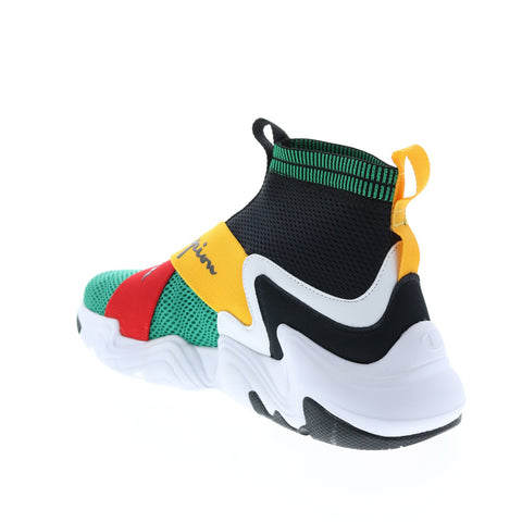 Champion Hyper C X CP100991M Mens Black Canvas Slip On Lifestyle Sneakers Shoes