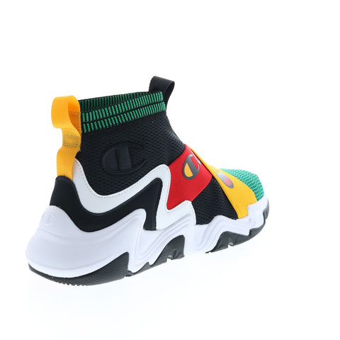 Champion Hyper C X CP100991M Mens Black Canvas Slip On Lifestyle Sneakers Shoes