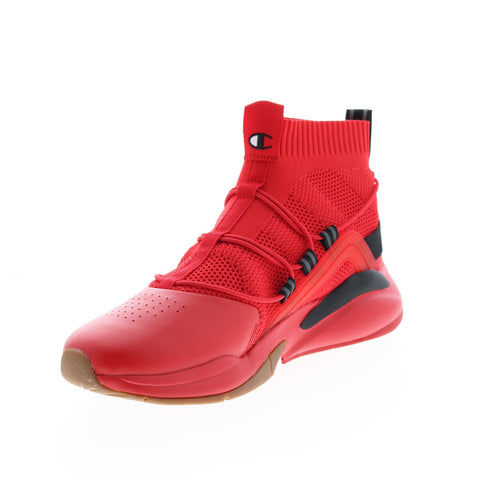 Champion XG Rally Plus CP101040M Mens Red Canvas Lace Up Lifestyle Sneakers Shoes