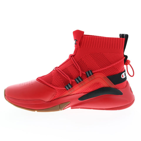 Champion XG Rally Plus CP101040M Mens Red Canvas Lace Up Lifestyle Sneakers Shoes