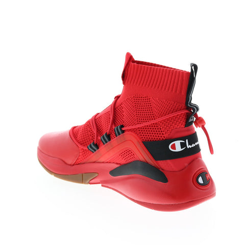 Champion XG Rally Plus CP101040M Mens Red Canvas Lace Up Lifestyle Sneakers Shoes