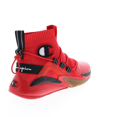 Champion XG Rally Plus CP101040M Mens Red Canvas Lace Up Lifestyle Sneakers Shoes