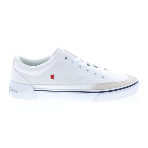 Champion Bandit CP101057M Mens White Canvas Lifestyle Sneakers Shoes