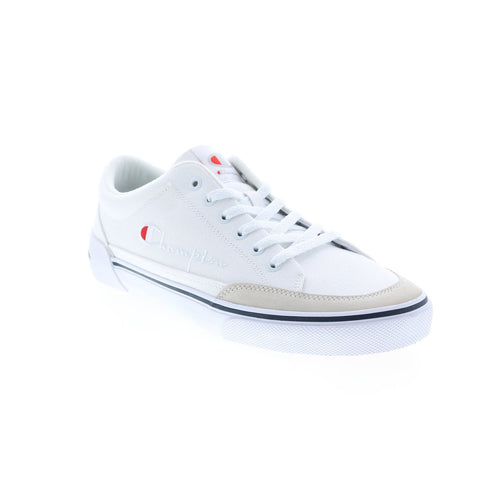 Champion Bandit CP101057M Mens White Canvas Lifestyle Sneakers Shoes