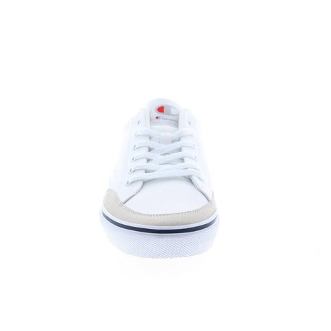 Champion Bandit CP101057M Mens White Canvas Lifestyle Sneakers Shoes