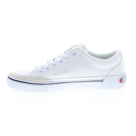 Champion Bandit CP101057M Mens White Canvas Lifestyle Sneakers Shoes