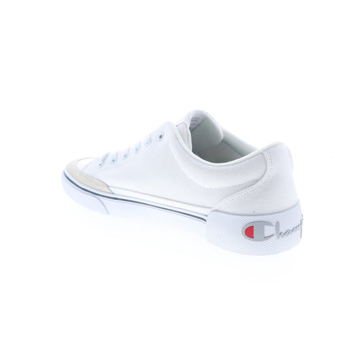 Champion Bandit CP101057M Mens White Canvas Lifestyle Sneakers Shoes
