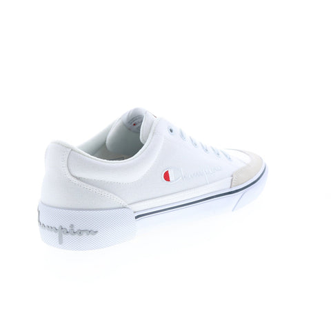 Champion Bandit CP101057M Mens White Canvas Lifestyle Sneakers Shoes
