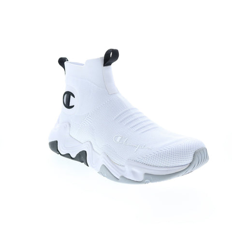 Champion Hyper C Raw CP101118M Mens White Canvas Lifestyle Sneakers Shoes