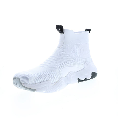 Champion Hyper C Raw CP101118M Mens White Canvas Lifestyle Sneakers Shoes