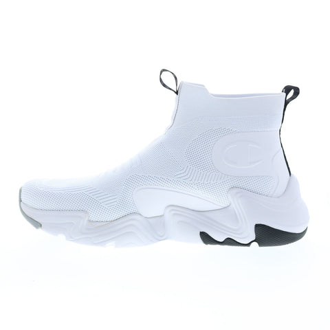 Champion Hyper C Raw CP101118M Mens White Canvas Lifestyle Sneakers Shoes