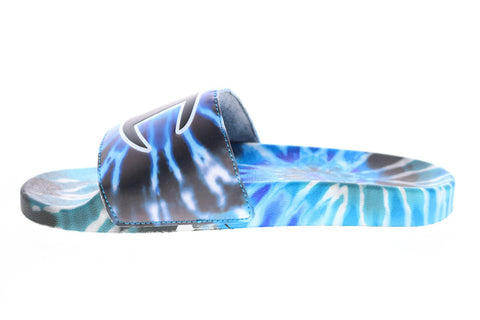Champion Ipo Tie Dye CP101191M Mens Blue Synthetic Sandals Slides Shoes