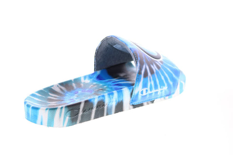 Champion Ipo Tie Dye CP101191M Mens Blue Synthetic Sandals Slides Shoes