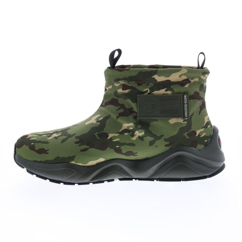 Champion Rally Drizzle C CP101436M Mens Green Canvas Lifestyle Sneakers Shoes